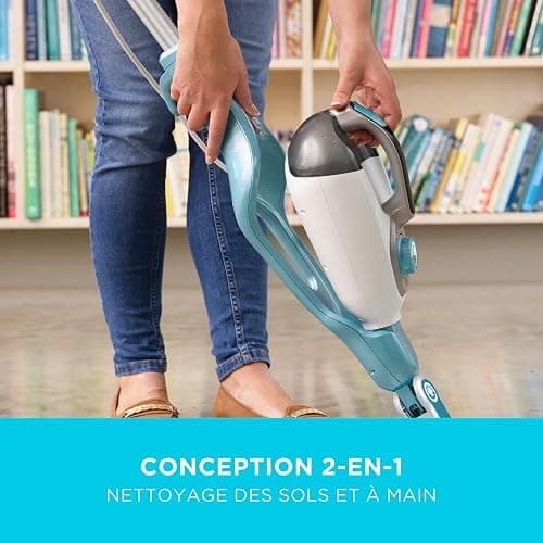 BLACK+DECKER Vadrouille à vapeur 2-en-1 avec gant de nettoyage à main SteaMitt et 11 accessoires, BHSM166DSM-QS thumbnail 3