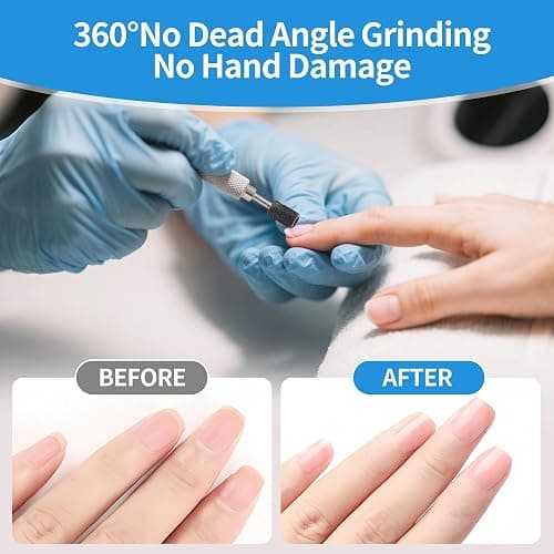 100 Stück Schleifkappen Nagelfräser, Schleifhülsen Nagelfräser, 80/120/180/240 Grid, Nagelfräser Aufsätze, Nagelfräser Bits, Fräser Nägel Aufsätze für Maniküre Pediküre Nagelpflege thumbnail 2