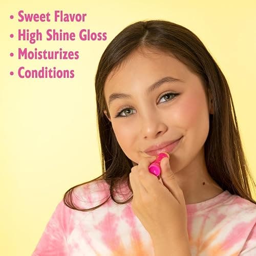 Lip Smacker Lippy Pals Swirls, Sanrio Hello Kitty, Flavored Moisturizing & Smoothing Soft Shine Lip Balm, Hydrating & Protecting Fun Tasty Glossy Finish, Cruelty-Free & Vegan - Cheerful Cherry, Kiwi thumbnail 4