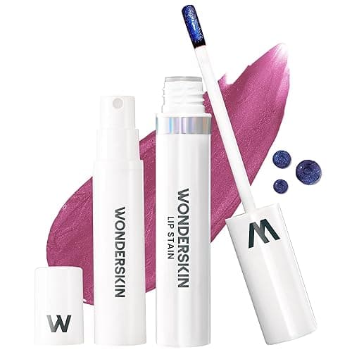 Wonderskin Wonder Blading All Day Lip Stain Peel Off Masque and Reveal Kit - Long Lasting, Waterproof Nude Lip Tint, Transfer Proof Natural Makeup Stain Kit (Bella) - Bella Kit