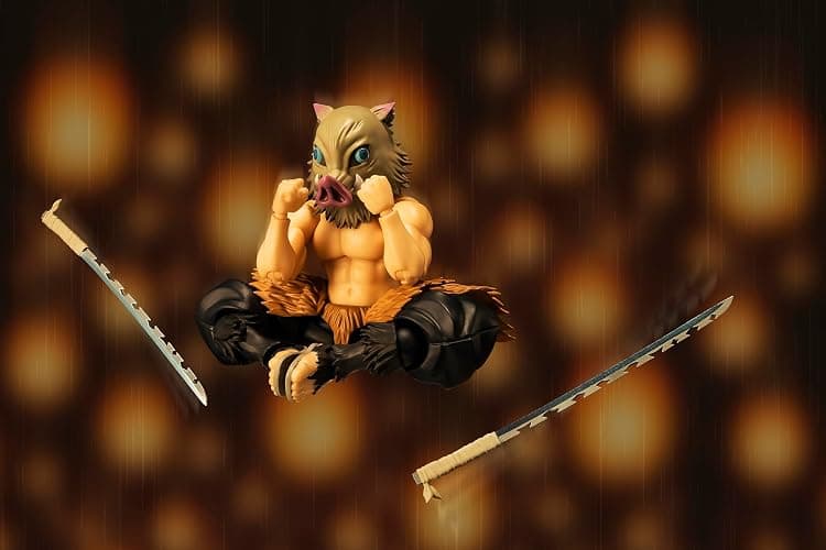 TAMASHII NATIONS - Demon Slayer: Kimetsu no Yaiba - Inosuke Hashibira S.H.Figuarts Action Figure thumbnail 9