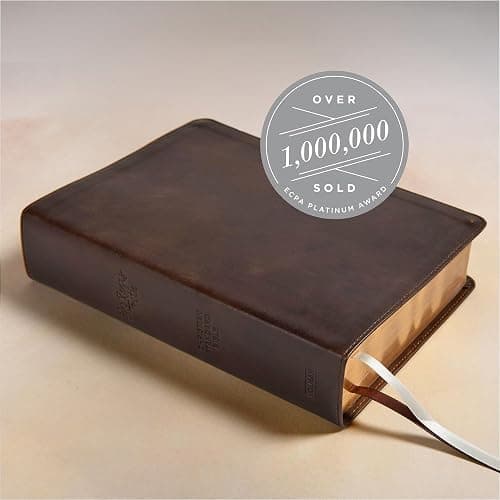 CSB She Reads Truth Bible, Brown Genuine Leather, Indexed, Black Letter, Full-Color Design, Wide Margins, Notetaking Space, Devotionals, Reading ... Ribbon Markers, Easy-to-Read Bible Serif Type thumbnail 3