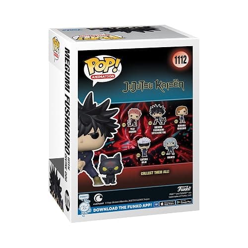 Funko POP! & Buddy: Jujutsu Kaisen (JJK) - Megumi Fushiguro with Dogs | Official Anime Merch - Collectable Vinyl Figurine for Shelf Display - Birthday Gift Idea for Fans and Collectors thumbnail 4