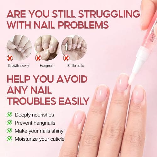 PEACECOLOR 16Pcs Cuticle Oil Pen for Nails Portable Nail Moist Nail Strengthener Nails Care Kit for Treatment Care Nail Softener and Strengthener thumbnail 2