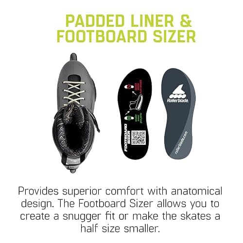 Rollerblade Lightning 90 Men's Urban Inline Skate, Anthracite and Taupe thumbnail 6