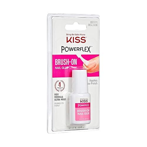 KISS Powerflex Brush-On Nail Glue, Flex Formula for Ultra Hold of False Nails, Instantly Repairs Breaks and Tears thumbnail 5