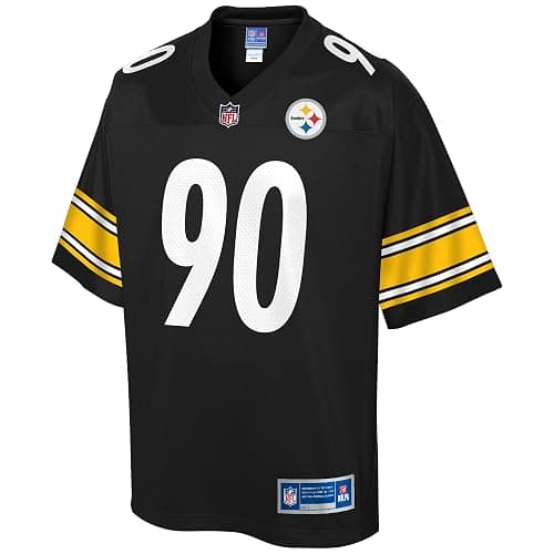 NFL PRO LINE Men's T.J. Watt Black Pittsburgh Steelers Team Player Jersey thumbnail 2