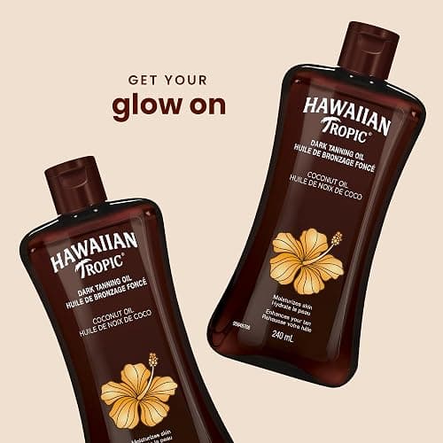 Hawaiian Tropic Dark Tanning Oil, 240mL | Moisturizing Body Oil, Tan Enhancer, Cocoa Butter Oil, Coconut Oil for Skin, 240mL thumbnail 4