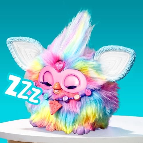 Furby Tie Dye Interactive Plush Toy - English Version, Batikfärbung thumbnail 5