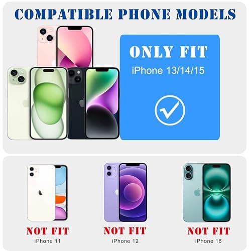 HYUEKOKO Striped Phone Case for iPhone 13 & iPhone 14 & iPhone 15, Fashion Retro Stripe Pattern Aesthetic Cover, Soft TPU Slim Shockproof Case for Girls Women-Blue thumbnail 4
