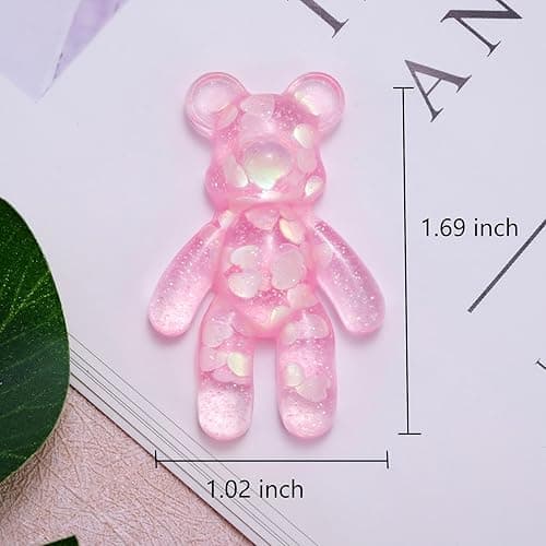 Pocket Bear Hug - Anxiety & Stress Relief Gift, Autism Fidget Toy, Comforting Back to School Gift for Son or Daughter - Pink thumbnail 4