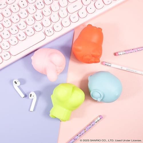 Hamee SquiSHU Sanrio Hello Kitty and Friends [Pull Stretchy Dough Fidget Squishy Sensory Toy] [Soft Squeeze Ball] [Hand Therapy Relaxing and Calming or Soothing] Gift for Kids, Adults - Tuxedosam thumbnail 2