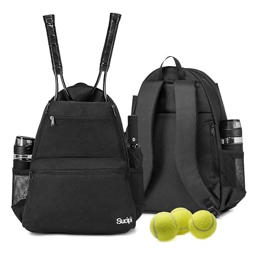 Sucipi Tennis Bag Professional Tennis Backpack for Men and Women Racket Bags Holds 2 Rackets with Ventilated Shoe Compartment - Image 1