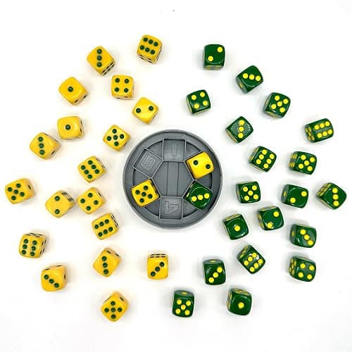 Big Discoveries Trash Dice Fast-Paced Family Dice Game | Exciting 2-Player Board and Dice Game with Trash Can and 40 Piece Dice Set | for Travel, Party, and Games Night thumbnail 2