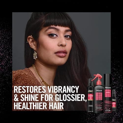 TRESemmé Keratin Smooth Blowout Hair Styling Bundle – Mousse + Finishing, Protecting Heat & Shine Sprays, Frizz Control thumbnail 9