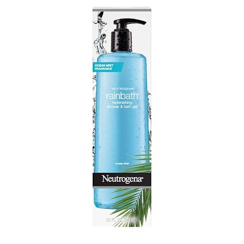 Neutrogena Rainbath Replenishing Shower and Bath Gel -Refreshing Body Wash with Moisturizing Formula for Soft Skin, Ocean Mist Scent, 32 fl. oz. (946 mL) Pump Bottle thumbnail 6