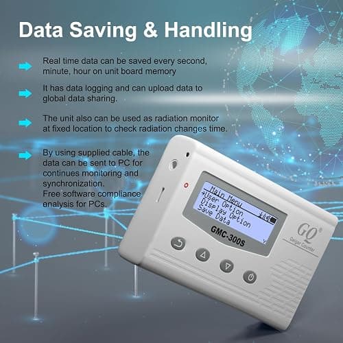 GQ GMC-300S Digital Nuclear Radiation Detector Monitor Meter Geiger Counter Radiation Dosimeter thumbnail 6