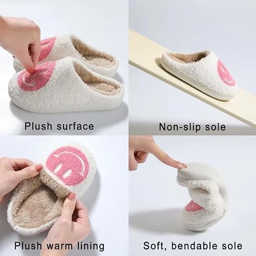 KEYUSHOP Happy Face Slippers thumbnail 5