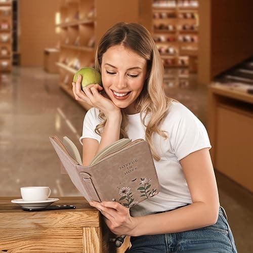 Bible Cover Case, Premium, Leather Carrying Case with Handle&Zippered Pocket for Standard Size and Bible Accessories, Large Bible Bag, Ideal Gift for Women Men Lady Girls thumbnail 7