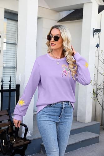 ALLTB Magical Sweatshirt for Women Princess Shirt Funny Magic Graphic Pullover Family Vacation Long Sleeve Tops thumbnail 4