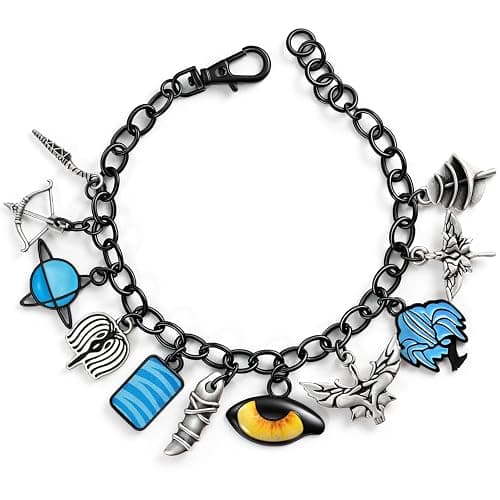 Seekora Avatar Charm Bracelet for Teens and Women, Fantasy-Inspired Jewelry with Enamel Charms, Adjustable Chain, Collectible Wrist Accessory - Image 1