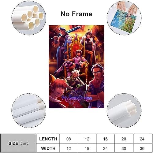 Fuwo Aphmau Anime Poster Mystreet Poster Canvas 90s Wall Art Room Aesthetic Posters 20x30inch(50x75cm) thumbnail 3