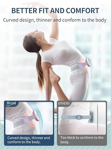 Slimpal Menstrual Heating Pad for Cramps, Portable Cordless Heating Pad for Period Pain Relief, Electric Wearable Heat Belt, Up to 8 Hours Constant Working, Gifts for Women Girl, Purple thumbnail 2
