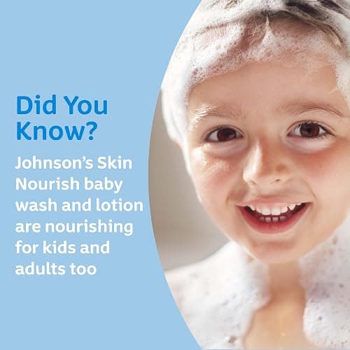 Johnson's Skin Nourishing Moisture Baby Body Wash With Vanilla & Oat Scents, Hypoallergenic & Tear Free Baby Bath Wash, Paraben-, Dye-, Sulfate & Phthalate-Free, 20.3 fl. oz thumbnail 7