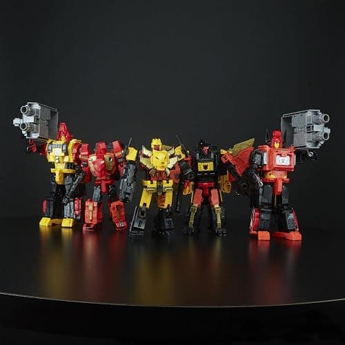 Transformers Power of The Primes Predaking, Collectible 18-Inch Titan Class Combiner with 5 Converting Predacon Figures, 15+ thumbnail 2