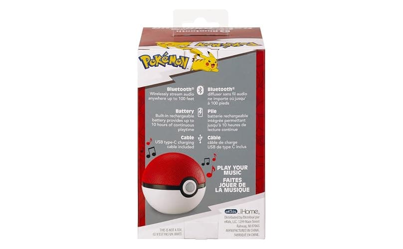 Pokemon Pokeball Bluetooth Speaker, Portable Wireless Speaker thumbnail 8