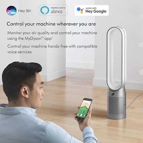 Dyson Purifier Cool™ TP07 Smart Air Purifier and Fan - White/Silver - TP07 thumbnail 5