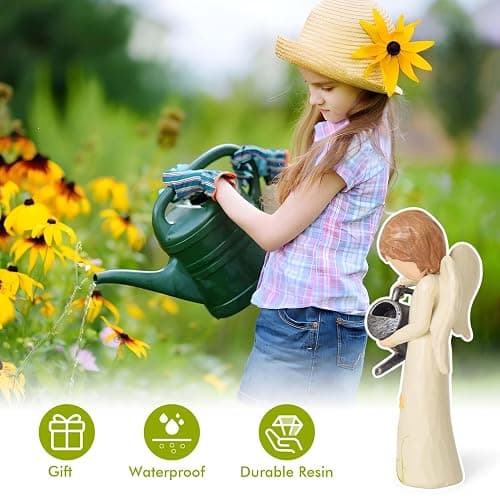 Loyzcy Gardening Gifts for Women, Garden Gift for Gardeners Woman | Garden Gifts for Mom, Sisters, Friends, New Home Gift Ideas, Unique Sculpted Hand-Painted Figurine thumbnail 4