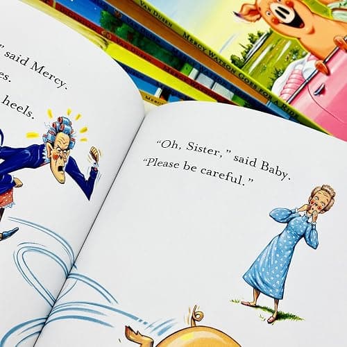 Mercy Watson Series 1-6 Books Collection Set By Kate DiCamillo(The Rescue, Goes for a Ride, Fights Crime, Princess in Disguise, Thinks Like a Pig & Something Wonky This Way Comes) thumbnail 4