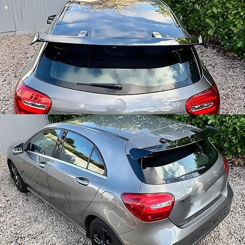 STSEV01 Universal Tailgate Spoiler for Mini Cooper 2007-2013 Accessories | (for Hatchback, R56), Nice Clean Look Mods, Aggressive Look, GT Style, Sport Upgrade, Gloss Black Rear Roof Lip Wing thumbnail 3