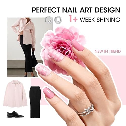 GELLEN Nude Nail Polish, Quick Air Dry Natural Traditional Regular Nail Polish 6 Colors Nude Pink White Set for Acrylic Natural Nails Home Salon, Non Gel, No UV, Chip Resistant, Hema Free, Non-toxic thumbnail 3