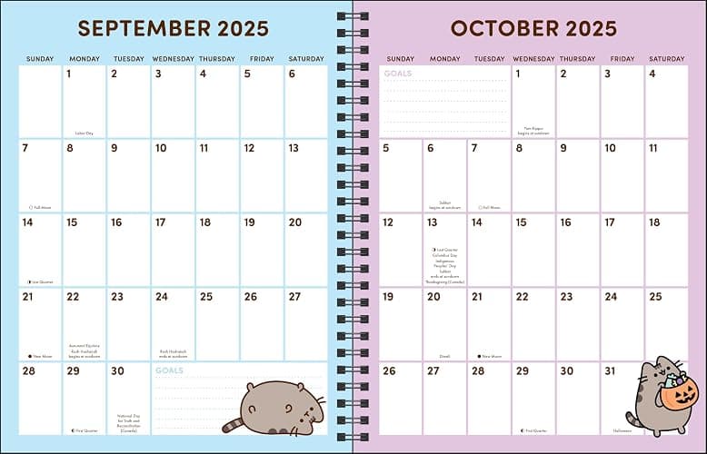 Pusheen 16-Month 2025-2026 Weekly/Monthly Planner Calendar: You Look Great thumbnail 3