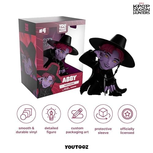 Youtooz Kpop Demon Hunters Abby 4.1" Vinyl Figure, Collectible Abby Figure from Kpop Demon Hunters Vinyl Collection thumbnail 4