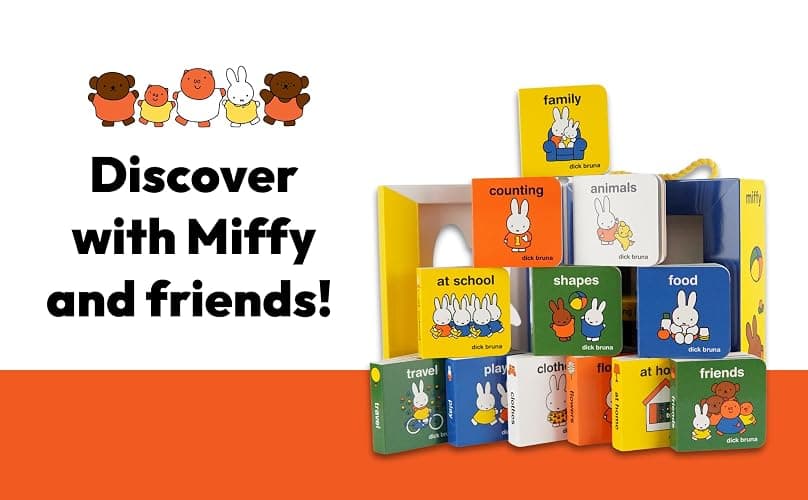 Miffy: My Little Learner Library - My First Library 12 Book Set Miffy Board Book thumbnail 4