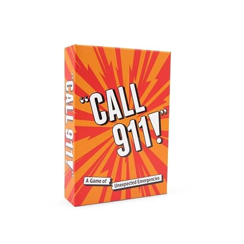 Call 911! [A Family Game of Unexpected Emergencies | Card Games for Adults & Teens, 200 Emergency Prompts | White Elephant | Fun Card Games for Family Game Nights & Parties | Ages 12 Up - Image 1