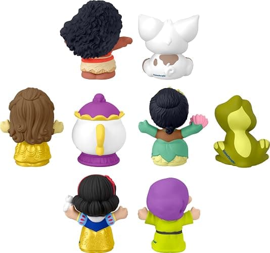 Fisher-Price Little People Toddler Toys Disney Princess Story Duos 8-Piece Figure Set for Pretend Play Kids Ages 18+ Months thumbnail 5