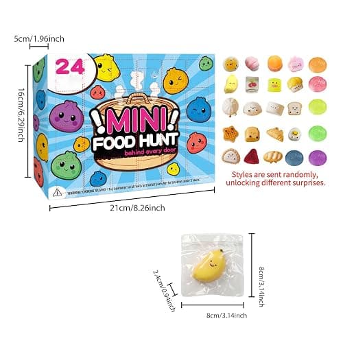 Advent Calendar, Anxiety Relief Fidget, Soft Squeeze Decompression Dough, Ideal For Adults & Teens, Fun Gifts For Stress-Free Moments (#01) thumbnail 3