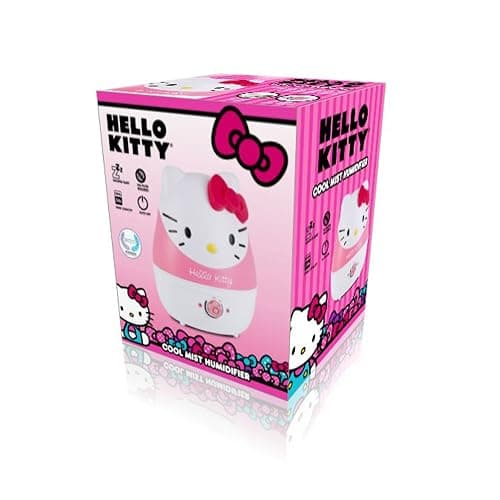 Crane Adorables Ultrasonic Humidifiers for Bedroom and Baby Nursery, 1 Gallon Cool Mist Air Humidifier for Large Room or Kid's Room, Humidifier Filters Optional, Hello Kitty thumbnail 8