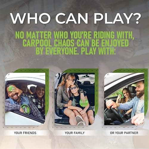 Carpool Chaos - Super Fun Car Games, Travel Games, Road Trip Games for Kids 8-12, Road Trip Essentials for Childs and Adults, Car Game Kids thumbnail 3