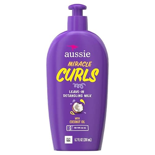 Aussie Miracle Curls with Coconut Oil, Paraben Free Detangling Milk Treatment, 6.7 fl oz thumbnail 8