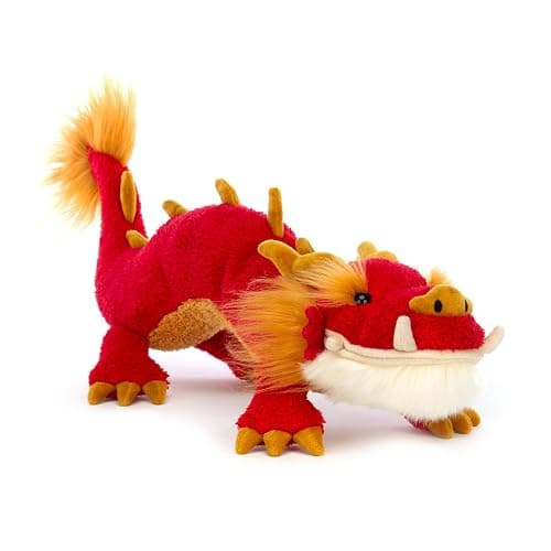 Jellycat Festival Dragon Stuffed Animal, 16.6 inches | Mythical Plush Toy | Chinese New Year Gift thumbnail 5