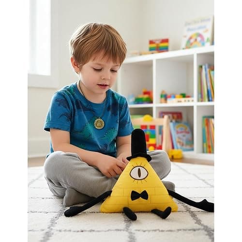 VIYRDOK Bill Cipher Plush with Pendant, Gravity Costume Toy Merch, Gift Set for Fans, Halloween/Christmas thumbnail 4