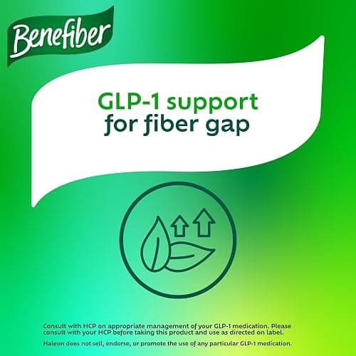 Benefiber Daily Prebiotic Fiber Supplement Powder for Digestive Health, Unflavored -124 Teaspoons (8.7 Ounces) thumbnail 5