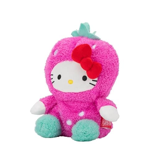 BumBumz 7.5-inch Hello Kitty FruitBumz Plush - Sanrio Hello Kitty Dressed as a Strawberry Collectible Toy - from The Makers of Original Squishmallows thumbnail 4