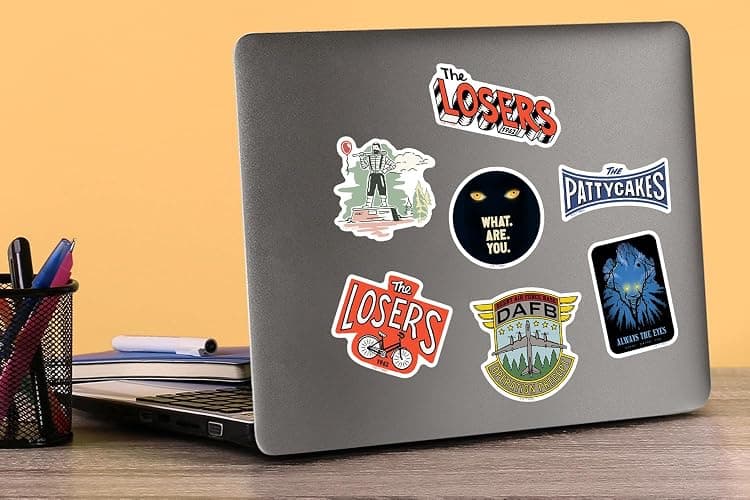 Welcome to Derry 50ct Large Die-Cut Vinyl Stickers Variety Pack – Premium Indoor & Outdoor Decals for Laptop, Water Bottle, Tablet, Skateboard & More thumbnail 2