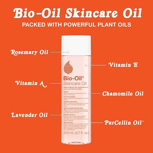 Bio-Oil Skincare Body Oil Serum, Face and Body Moisturizer with Vitamin E & A, for Scars, Stretch Marks, Sensitive Skin, All Skin Types, Dermatologist Recommended, Non-Comedogenic, 6.7 Oz thumbnail 6